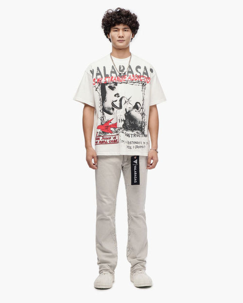 VALABASAS Bystander White Tee in White