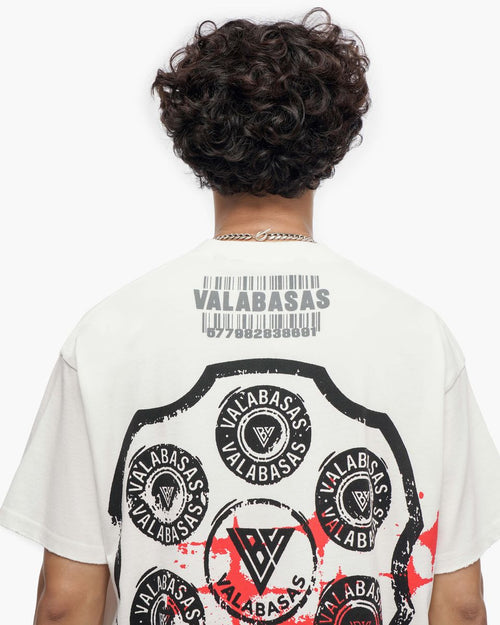 VALABASAS Narcissist White Tee
