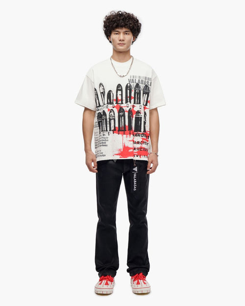 VALABASAS Narcissist White Tee