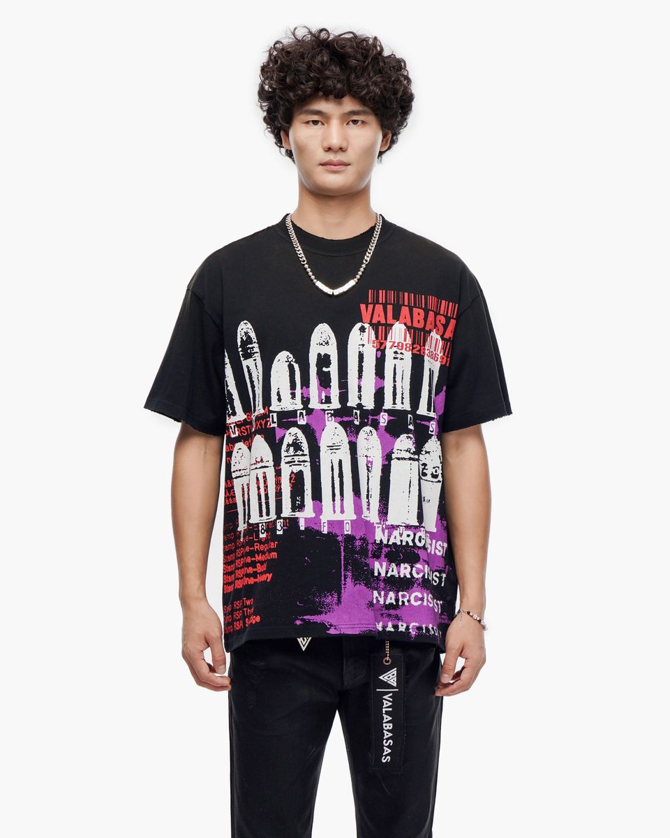 VALABASAS Narcissist Black Tee
