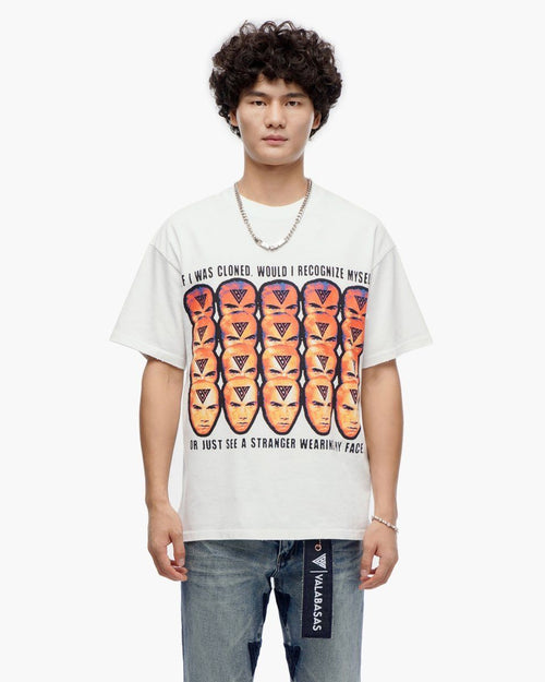 VALABASAS Cloned White Tee in White
