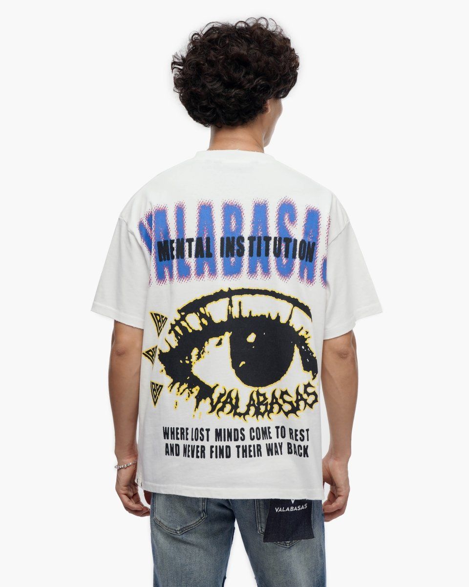 VALABASAS Cloned White Tee in White