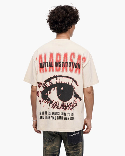 VALABASAS Cloned Cream Tee in Cream