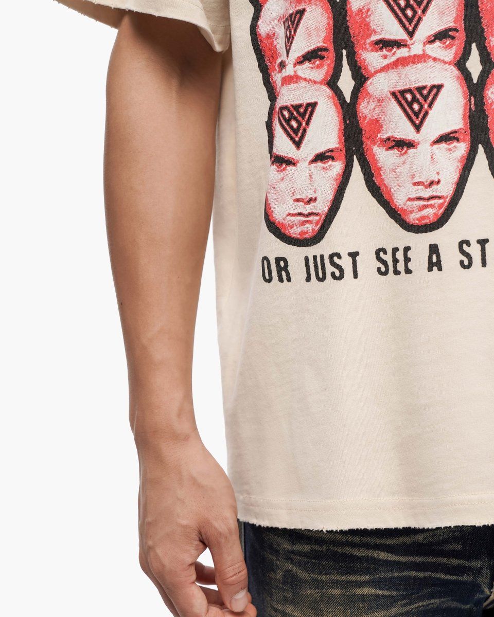 VALABASAS Cloned Cream Tee in Cream