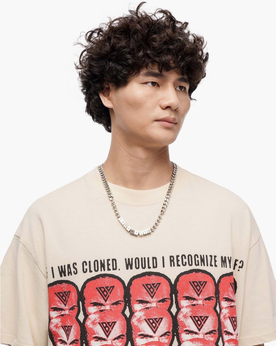 VALABASAS Cloned Cream Tee in Cream