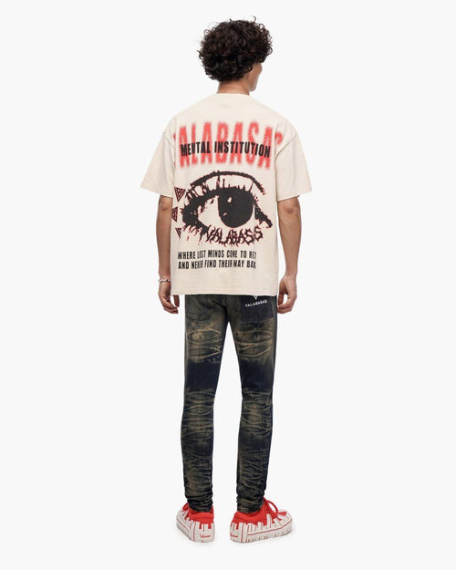 VALABASAS Cloned Cream Tee in Cream