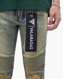 VALABASAS Mr. Biker Vintage Wash Skinny Jeans