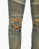 VALABASAS Mr. Biker Vintage Wash Skinny Jeans
