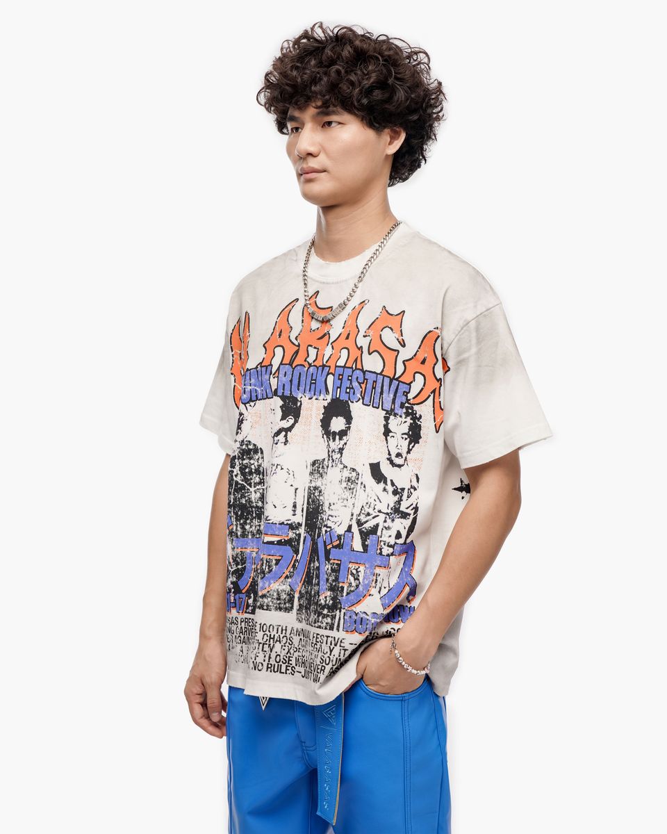 VALABASAS Punk Fest White Tee