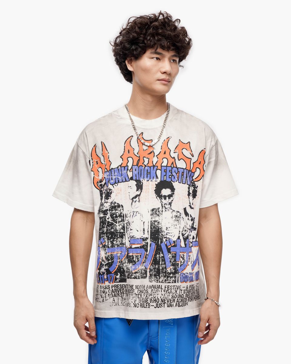 VALABASAS Punk Fest White Tee