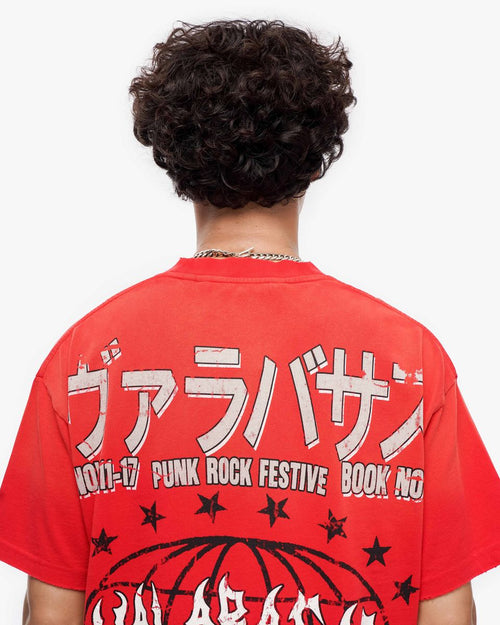 VALABASAS Punk Fest Red Tee