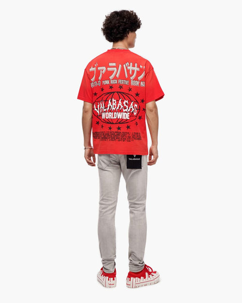 VALABASAS Punk Fest Red Tee