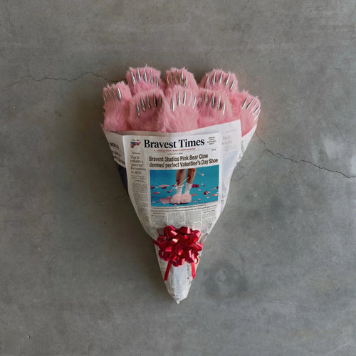 Bravest Studio Pink Bear Claw Mules