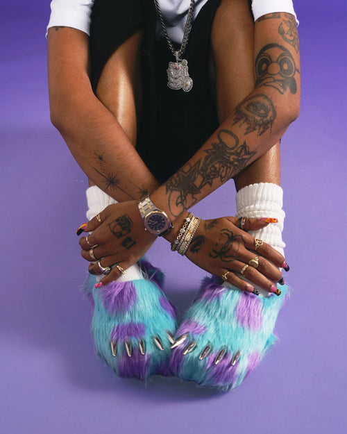 Bravest Studio Monster Bear Claw Mules