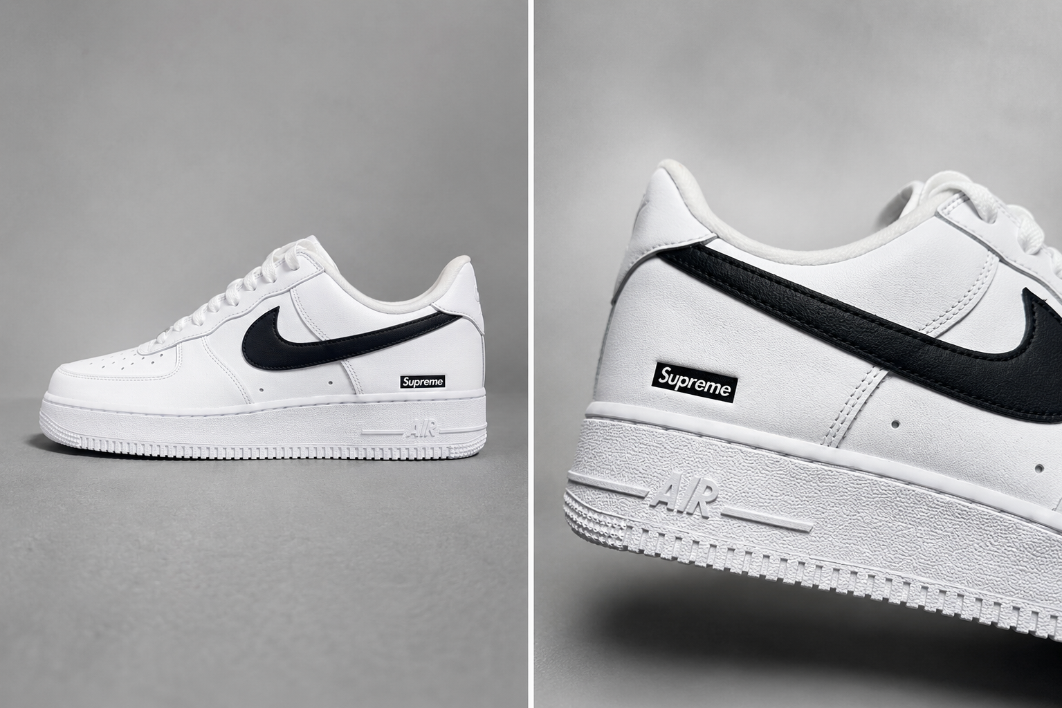 Supreme x Nike Air Force 1 Low White/Black