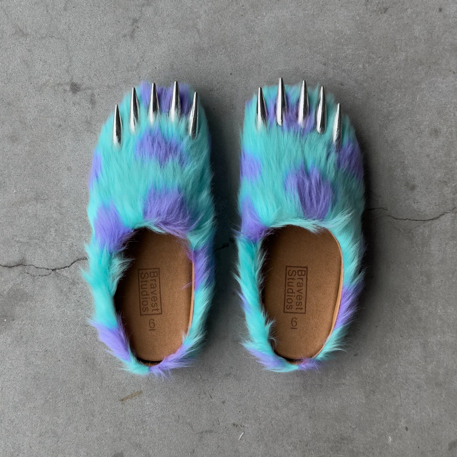 Bravest Studio Monster Bear Claw Mules