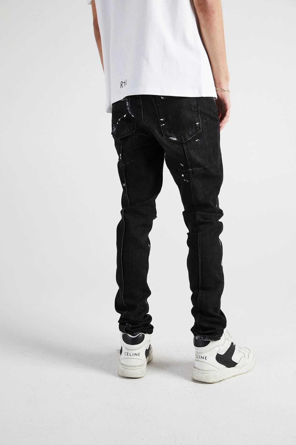 RTA Clayton Jean – Distressed Charcoal Paint