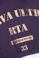 RTA Kaen Cropped Zip Up Hoodie – Grape | Curva Ultra