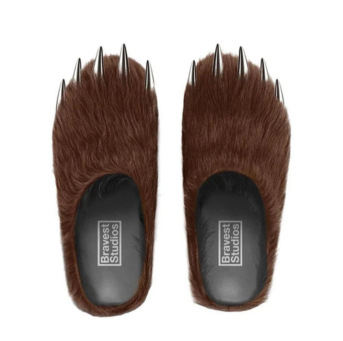 Bravest Studio Brown Bear Claw Mules