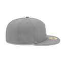 New Era 59FIFTY New York Yankees Color Basic Fitted Hat - Stone Grey / White
