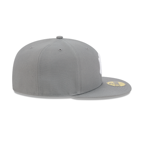 New Era 59FIFTY New York Yankees Color Basic Fitted Hat - Stone Grey / White