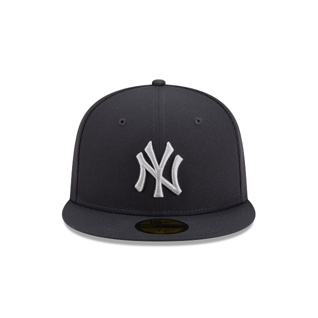 New Era 59FIFTY New York Yankees Color Basic Fitted Hat - Anthracite / White