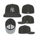 New Era 59FIFTY New York Yankees Color Basic Fitted Hat - Anthracite / White