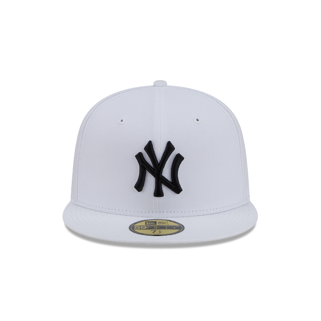 New Era 59FIFTY New York Yankees Color Basic Fitted Hat - White / Black