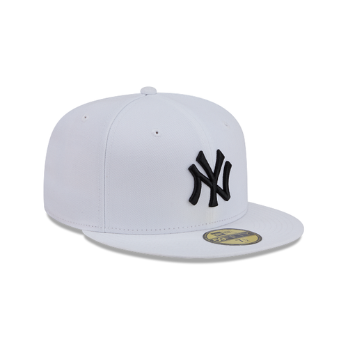 New Era 59FIFTY New York Yankees Color Basic Fitted Hat - White / Black