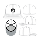 New Era 59FIFTY New York Yankees Color Basic Fitted Hat - White / Black