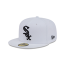 New Era 59FIFTY Chicago White Sox Color Basic Fitted Hat - White / Black