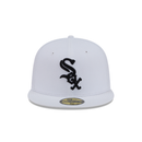 New Era 59FIFTY Chicago White Sox Color Basic Fitted Hat - White / Black
