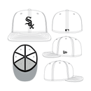 New Era 59FIFTY Chicago White Sox Color Basic Fitted Hat - White / Black