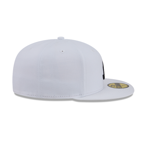 New Era 59FIFTY Atlanta Braves Color Basic Fitted Hat - White / Black