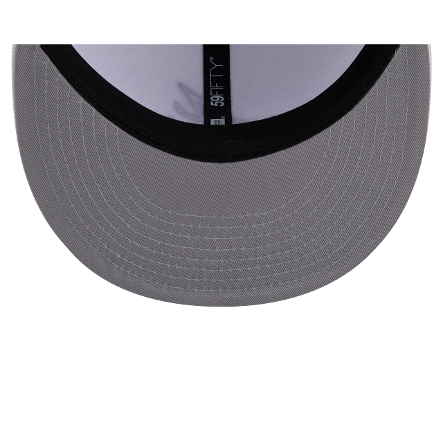 New Era 59FIFTY Atlanta Braves Color Basic Fitted Hat - White / Black