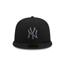 New Era 59FIFTY New York Yankees Color Basic Fitted Hat - Black / Graphite