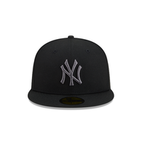 New Era 59FIFTY New York Yankees Color Basic Fitted Hat - Black / Graphite