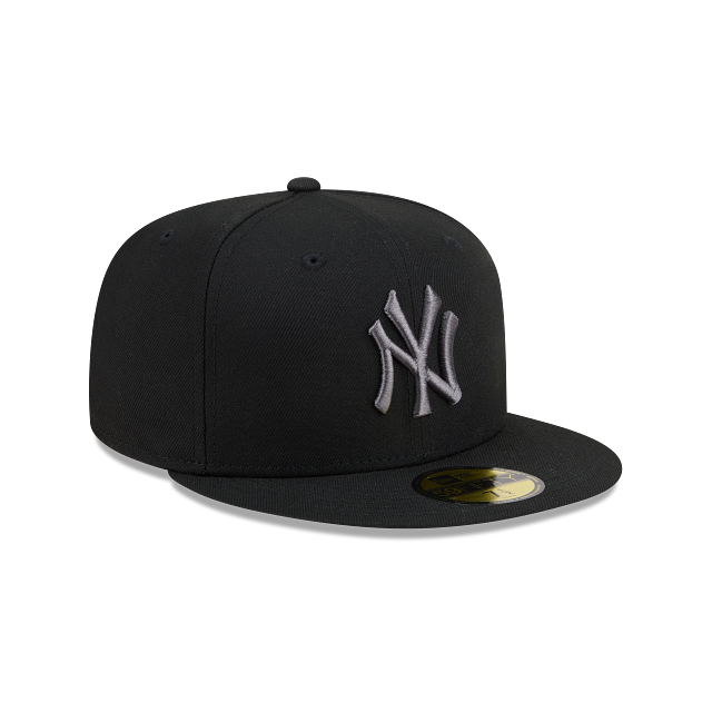 New Era 59FIFTY New York Yankees Color Basic Fitted Hat - Black / Graphite