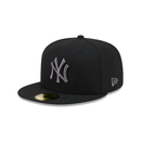 New Era 59FIFTY New York Yankees Color Basic Fitted Hat - Black / Graphite