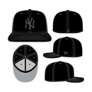New Era 59FIFTY Arizona Cardinals Black on Black Fitted Hat - Black