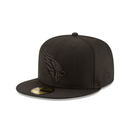 New Era 59FIFTY Arizona Cardinals Black on Black Fitted Hat - Black