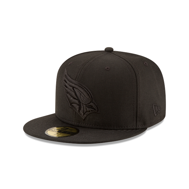 New Era 59FIFTY Arizona Cardinals Black on Black Fitted Hat - Black