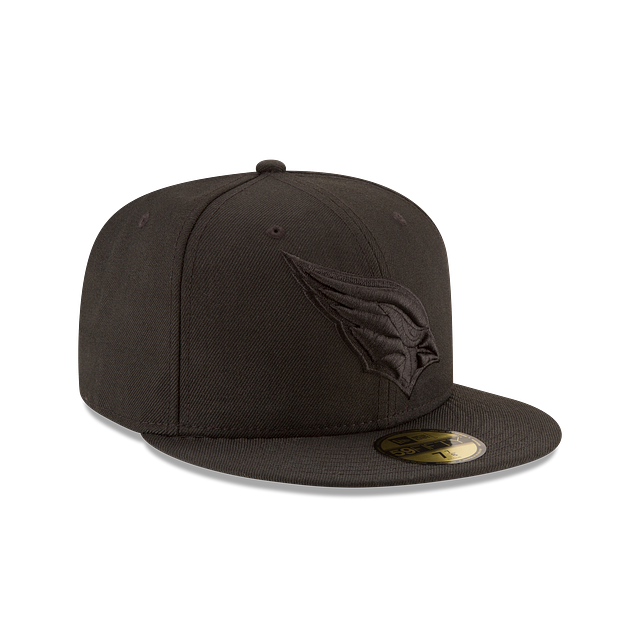 New Era 59FIFTY Arizona Cardinals Black on Black Fitted Hat - Black