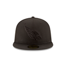 New Era 59FIFTY Arizona Cardinals Black on Black Fitted Hat - Black