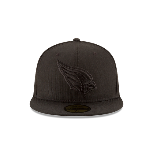 New Era 59FIFTY Arizona Cardinals Black on Black Fitted Hat - Black