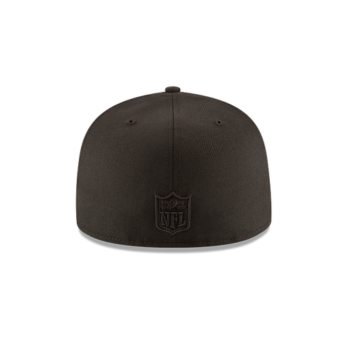 New Era 59FIFTY Indianapolis Colts Black on Black Fitted Hat - Black