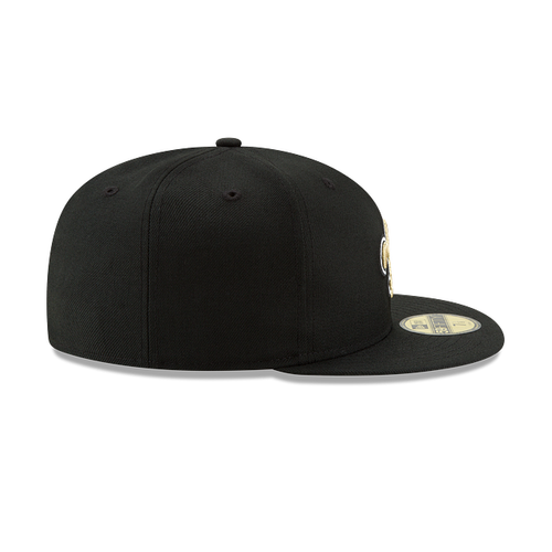 New Era 59FIFTY New Orleans Saints State Outline Fitted Hat - Black / Gold