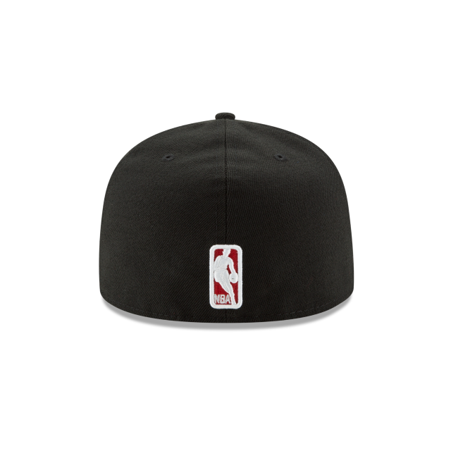 New Era 59FIFTY Miami Heat NBA Official Team Color (OTC) Fitted Hat - Black