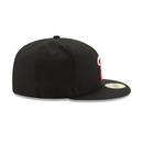 New Era 59FIFTY Miami Heat NBA Official Team Color (OTC) Fitted Hat - Black