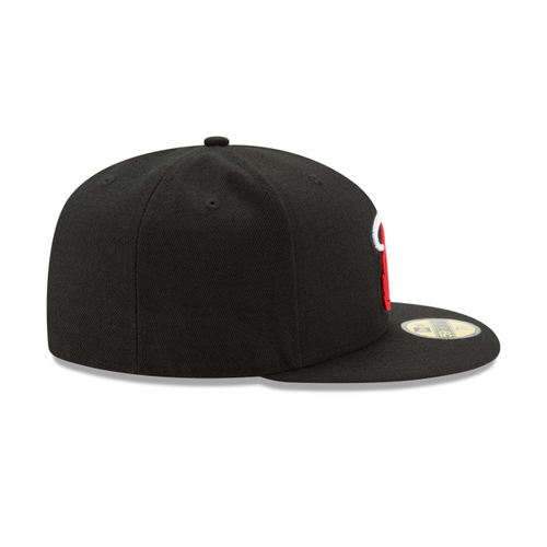 New Era 59FIFTY Miami Heat NBA Official Team Color (OTC) Fitted Hat - Black